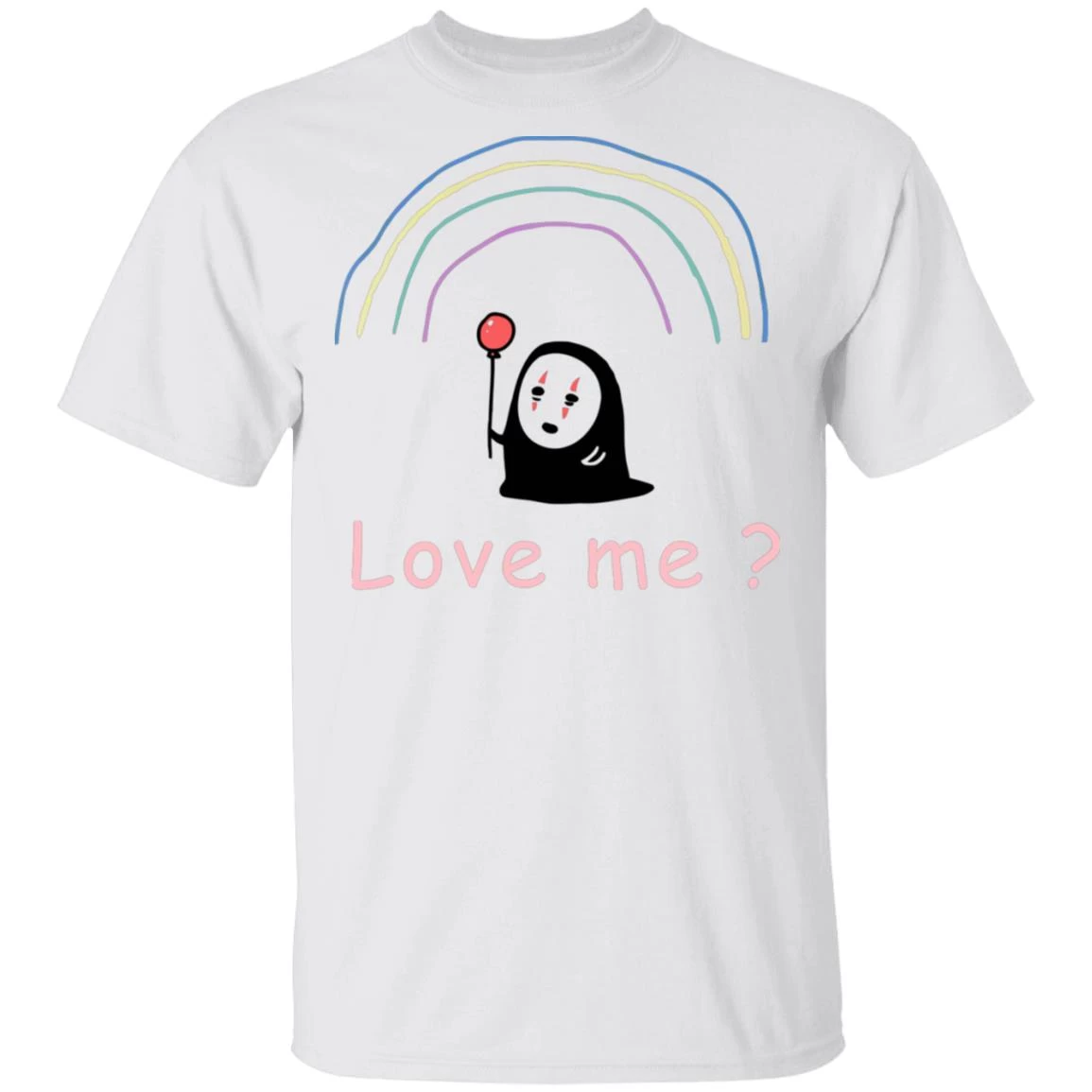 Spirited Away – No Face, Love Me? T Shirt Unisex 4 Spirited Away – No Face, Love Me? T Shirt Unisex - Image 2