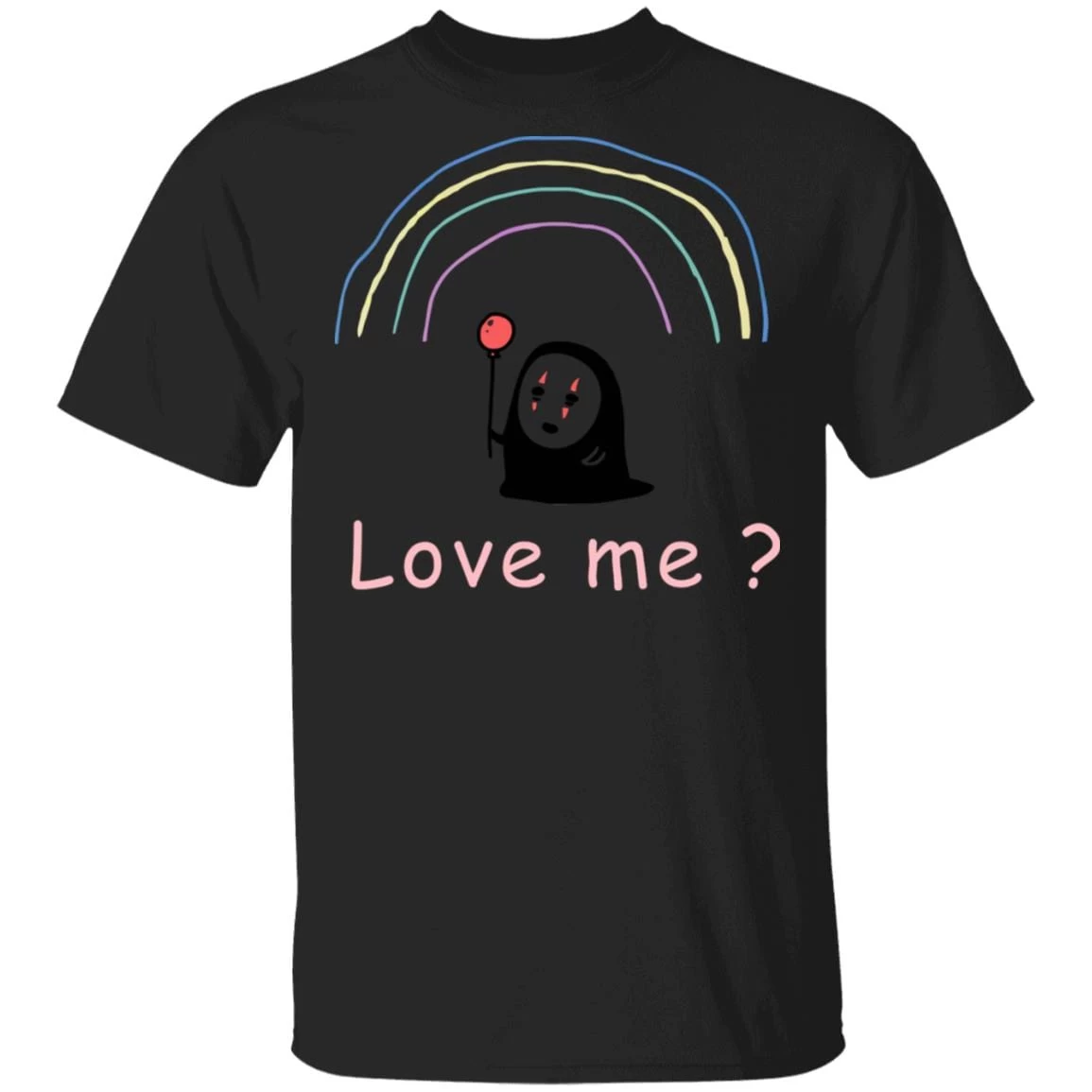 Spirited Away – No Face, Love Me? T Shirt Unisex 5 Spirited Away – No Face, Love Me? T Shirt Unisex - Image 3