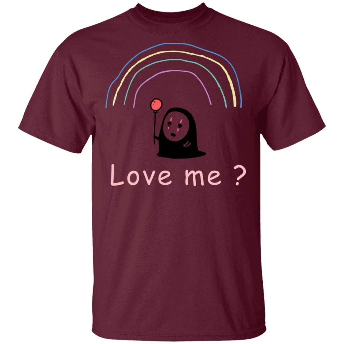 Spirited Away – No Face, Love Me? T Shirt Unisex 8 Spirited Away – No Face, Love Me? T Shirt Unisex - Image 6