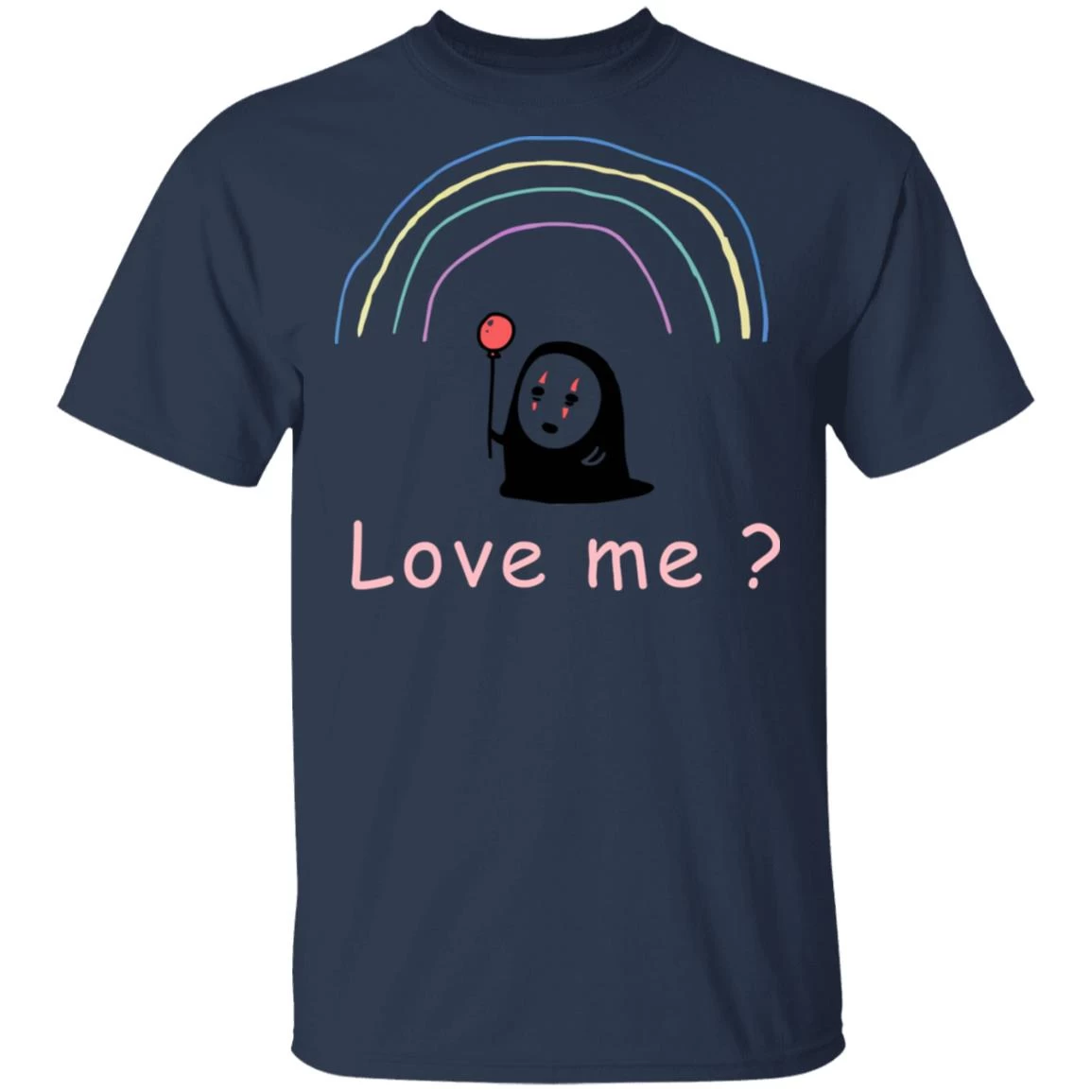 Spirited Away – No Face, Love Me? T Shirt Unisex 18 Spirited Away – No Face, Love Me? T Shirt Unisex - Image 16