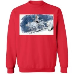 Princess Mononoke Water Color Art Sweatshirt Unisex -Ghibli Shop redirect04132021150432 3 1