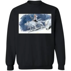 Princess Mononoke Water Color Art Sweatshirt Unisex -Ghibli Shop redirect04132021150432 7