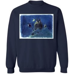 My Neighbor Totoro By The Moon Pastel Art Sweatshirt -Ghibli Shop redirect04152021140403 13