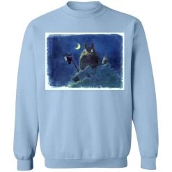 My Neighbor Totoro By The Moon Pastel Art Sweatshirt -Ghibli Shop redirect04152021140403 16 1