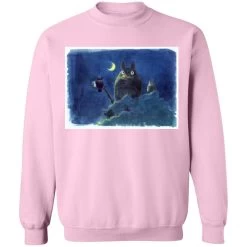 My Neighbor Totoro By The Moon Pastel Art Sweatshirt -Ghibli Shop redirect04152021140403 17 1