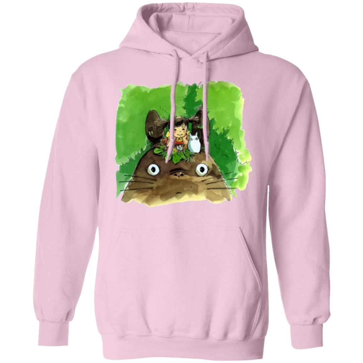 My Neighbor Totoro & Mei Water Color Art Hoodie 18 My Neighbor Totoro & Mei Water Color Art Hoodie - Image 16