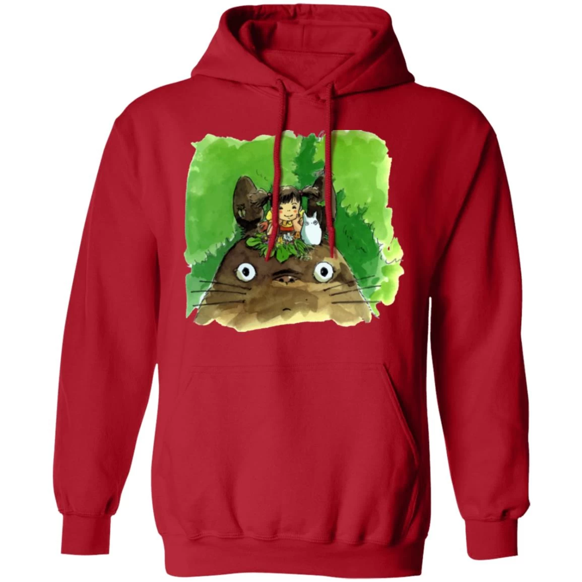 My Neighbor Totoro & Mei Water Color Art Hoodie 20 My Neighbor Totoro & Mei Water Color Art Hoodie - Image 18