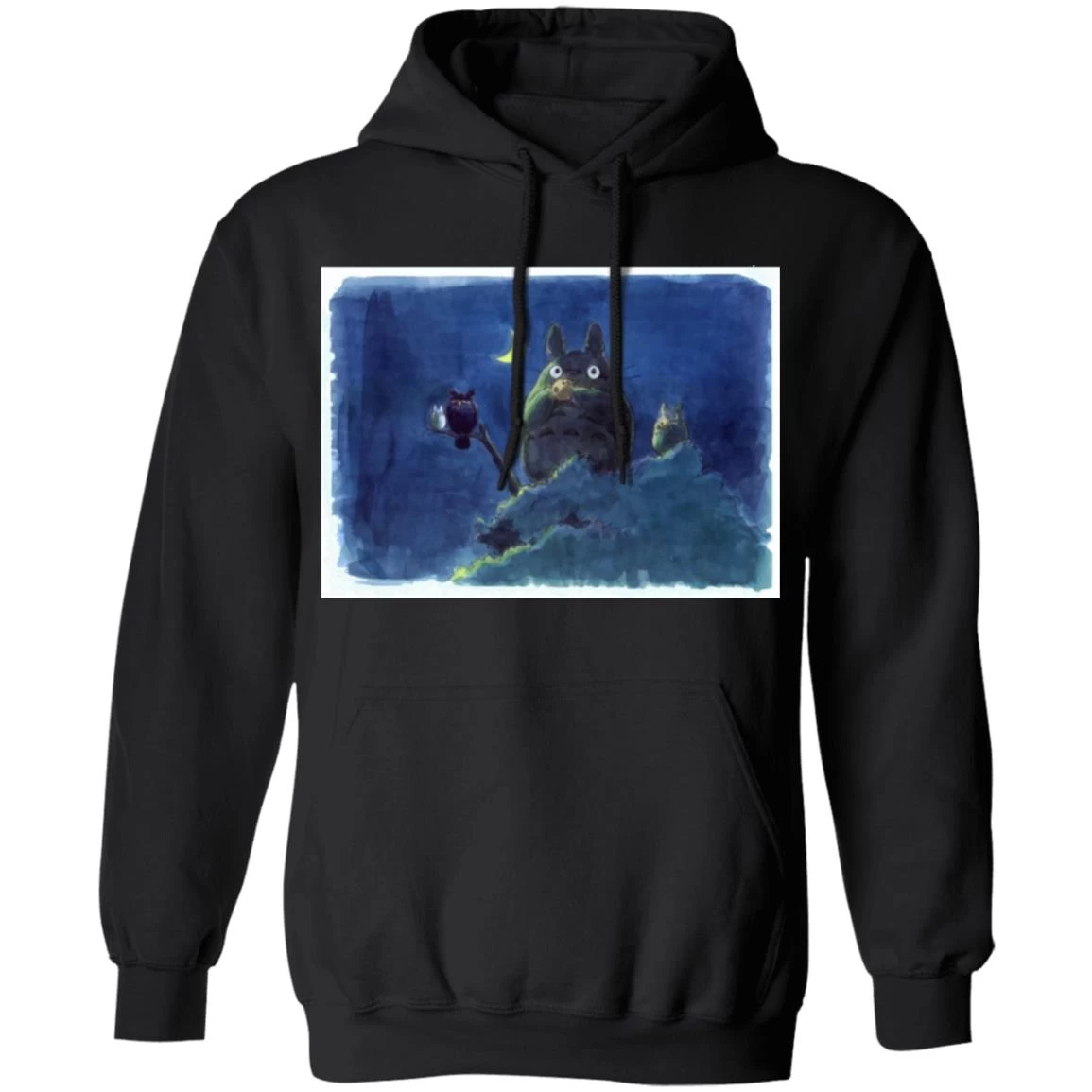 My Neighbor Totoro By The Moon Pastel Art Hoodie 14 My Neighbor Totoro By The Moon Pastel Art Hoodie - Image 12