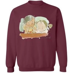 My Neighbor Totoro – Mei & Satsuki Water Color Unisex Sweatshirt -Ghibli Shop redirect04152021140451 3 1