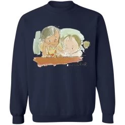 My Neighbor Totoro – Mei & Satsuki Water Color Unisex Sweatshirt -Ghibli Shop redirect04152021140451 4