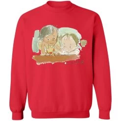 My Neighbor Totoro – Mei & Satsuki Water Color Unisex Sweatshirt -Ghibli Shop redirect04152021140451 5
