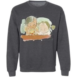 My Neighbor Totoro – Mei & Satsuki Water Color Unisex Sweatshirt -Ghibli Shop redirect04152021140451 6 1