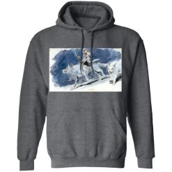 Princess Mononoke Water Color Art Hoodie Unisex -Ghibli Shop redirect04182021150444 4