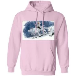 Princess Mononoke Water Color Art Hoodie Unisex -Ghibli Shop redirect04182021150444 6 1