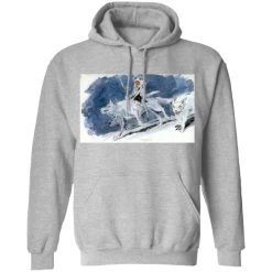 Princess Mononoke Water Color Art Hoodie Unisex -Ghibli Shop redirect04182021150444 9