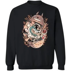 Totoro Daruma And Ghibli Friends Sweatshirt -Ghibli Shop redirect05092021140506 2