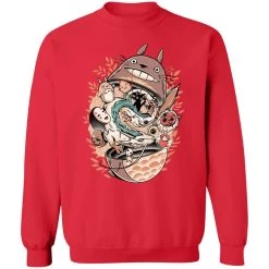 Totoro Daruma And Ghibli Friends Sweatshirt -Ghibli Shop redirect05092021140506 5