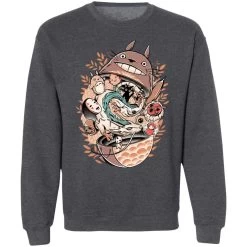 Totoro Daruma And Ghibli Friends Sweatshirt -Ghibli Shop redirect05092021140506 6 1