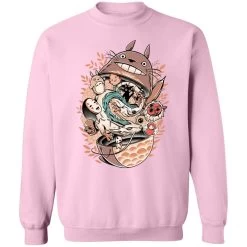 Totoro Daruma And Ghibli Friends Sweatshirt -Ghibli Shop redirect05092021140506 8 1
