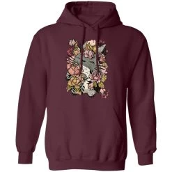 Totoro By The Flowers Hoodie -Ghibli Shop redirect05092021140527 7