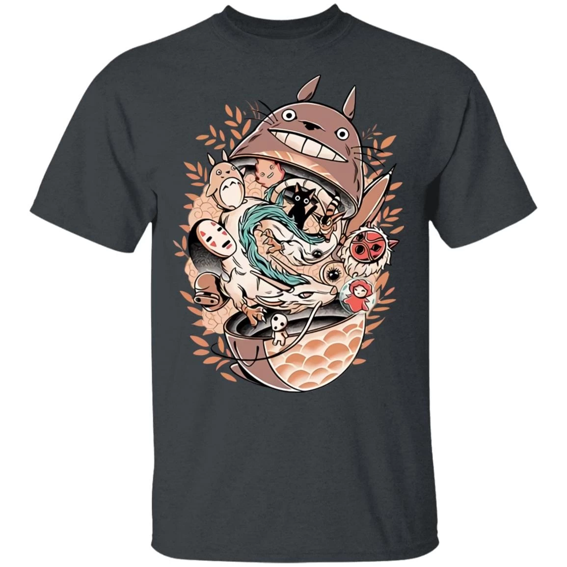 Totoro Daruma And Ghibli Friends T Shirt 13 Totoro Daruma And Ghibli Friends T Shirt - Image 11