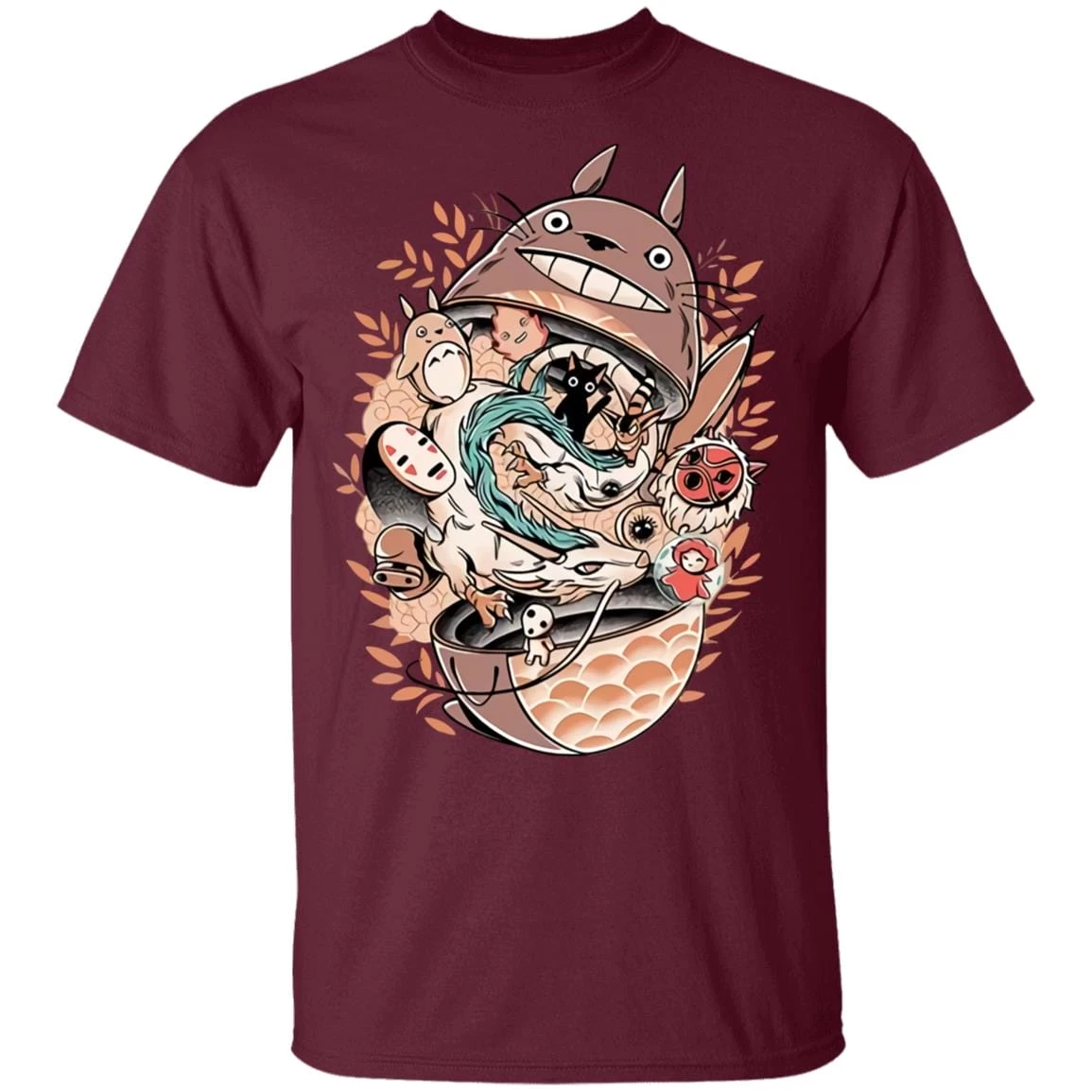 Totoro Daruma And Ghibli Friends T Shirt 16 Totoro Daruma And Ghibli Friends T Shirt - Image 14