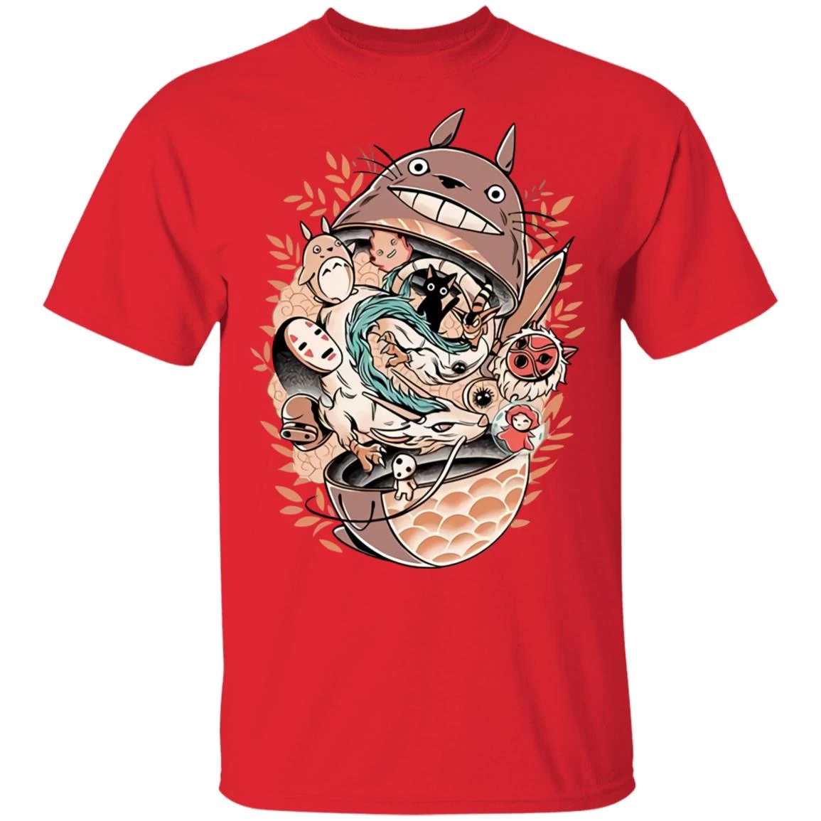 Totoro Daruma And Ghibli Friends T Shirt 18 Totoro Daruma And Ghibli Friends T Shirt - Image 16