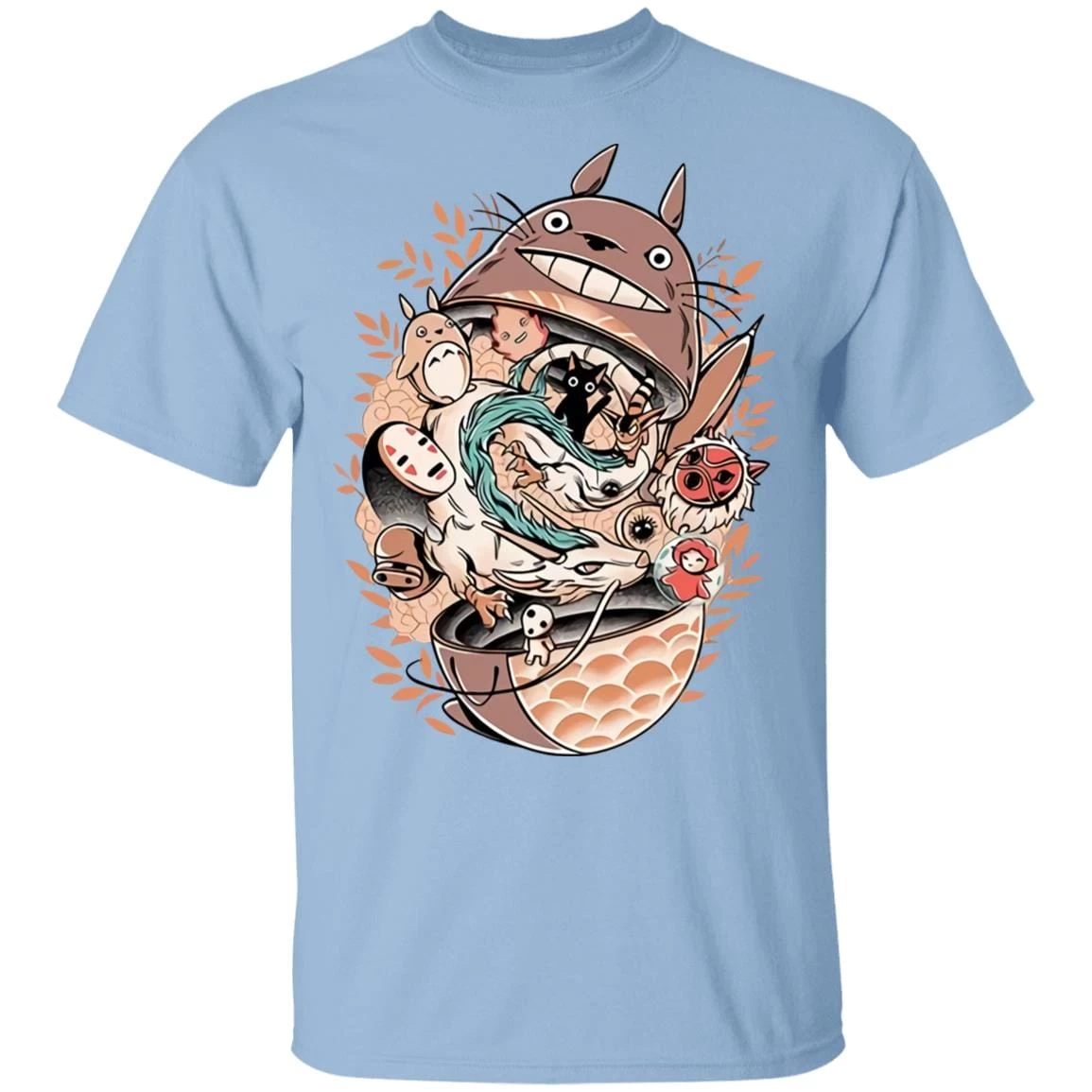 Totoro Daruma And Ghibli Friends T Shirt 14 Totoro Daruma And Ghibli Friends T Shirt - Image 12