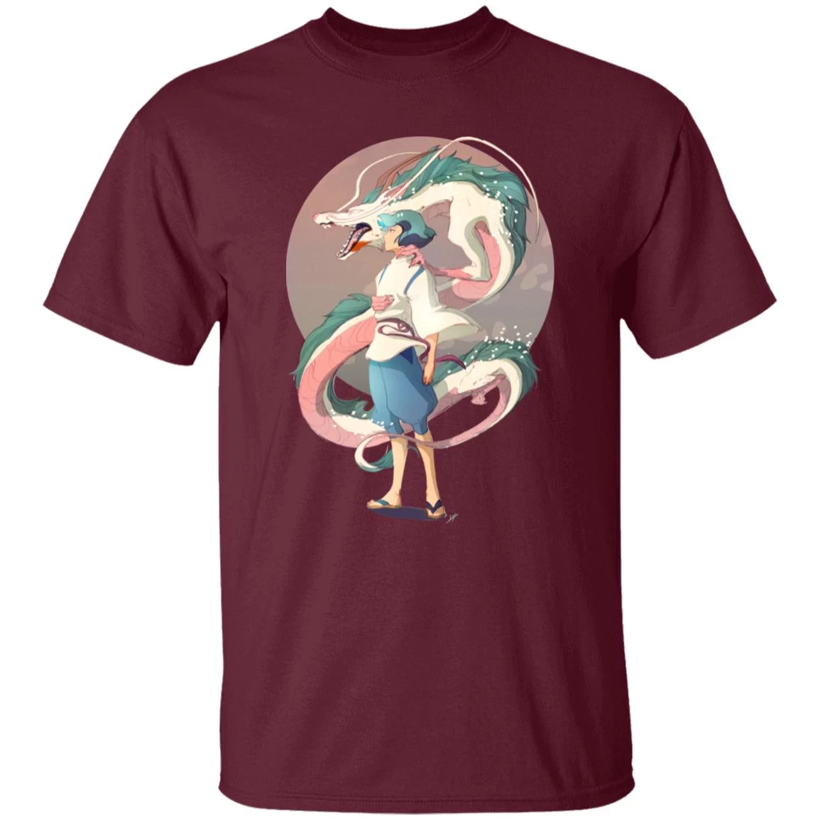 Haku And The Dragon T Shirt 8 Haku And The Dragon T Shirt - Image 6