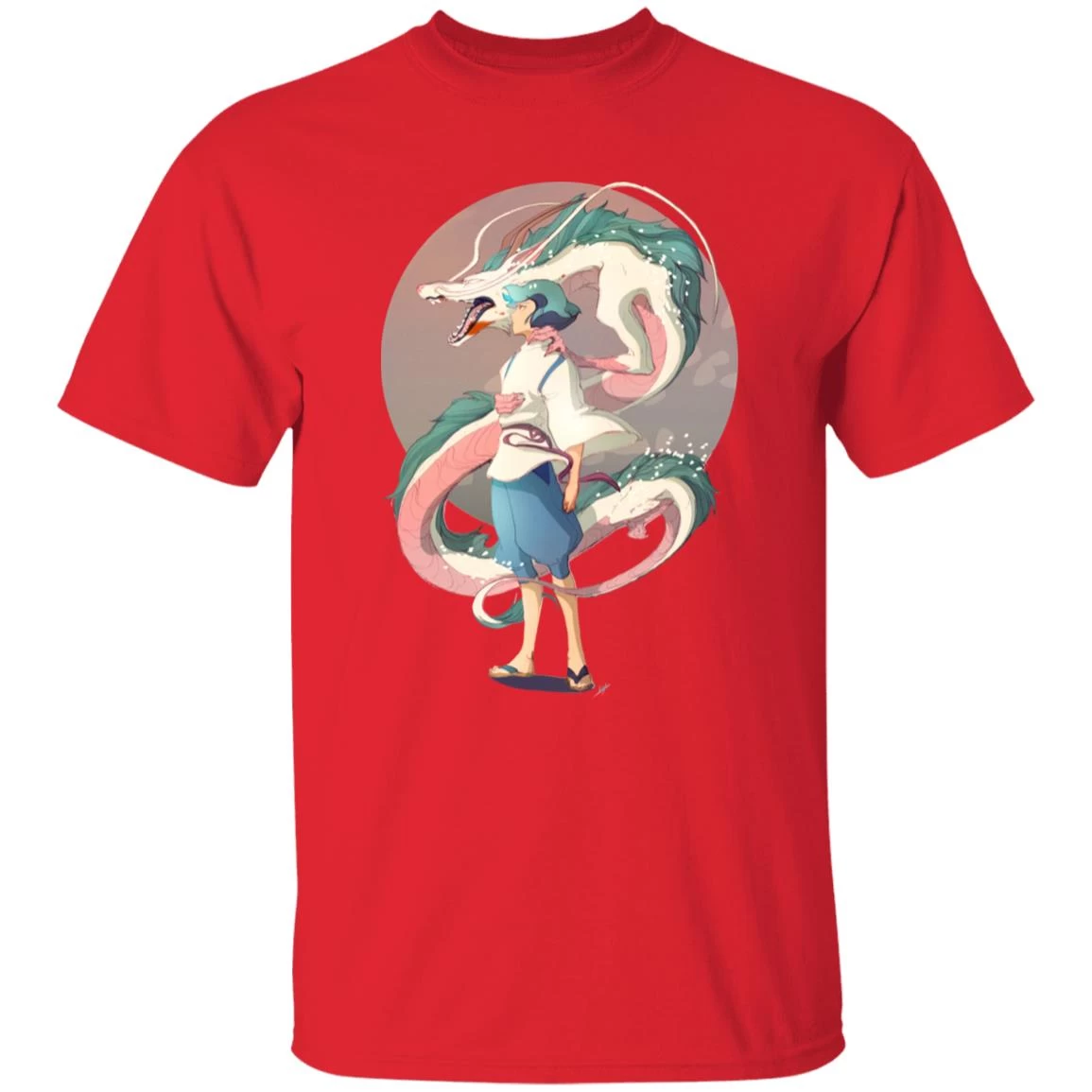 Haku And The Dragon T Shirt 10 Haku And The Dragon T Shirt - Image 8