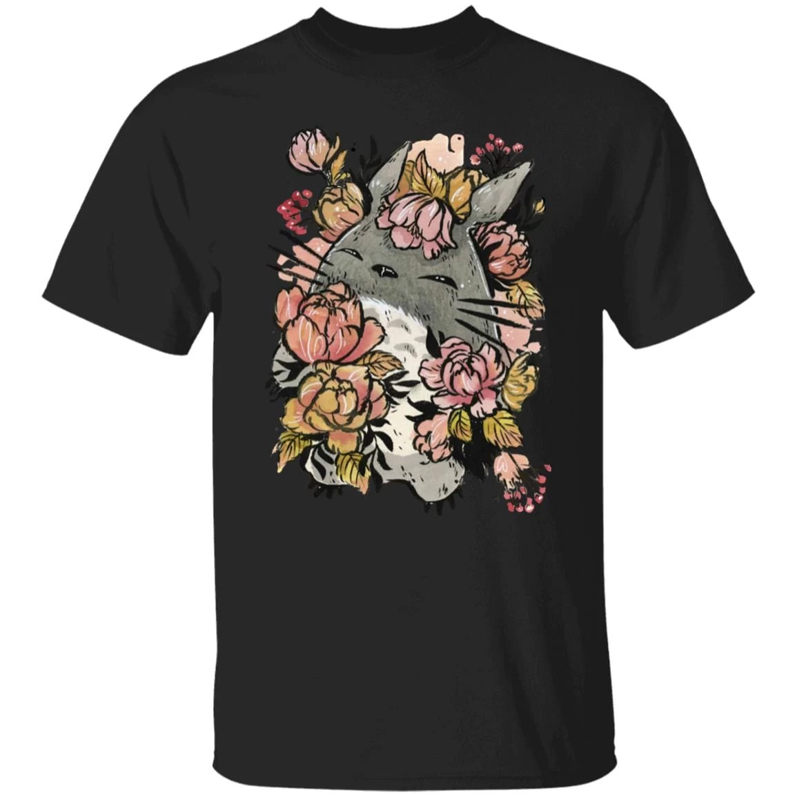 Totoro By The Flowers T Shirt 12 Totoro By The Flowers T Shirt - Image 10