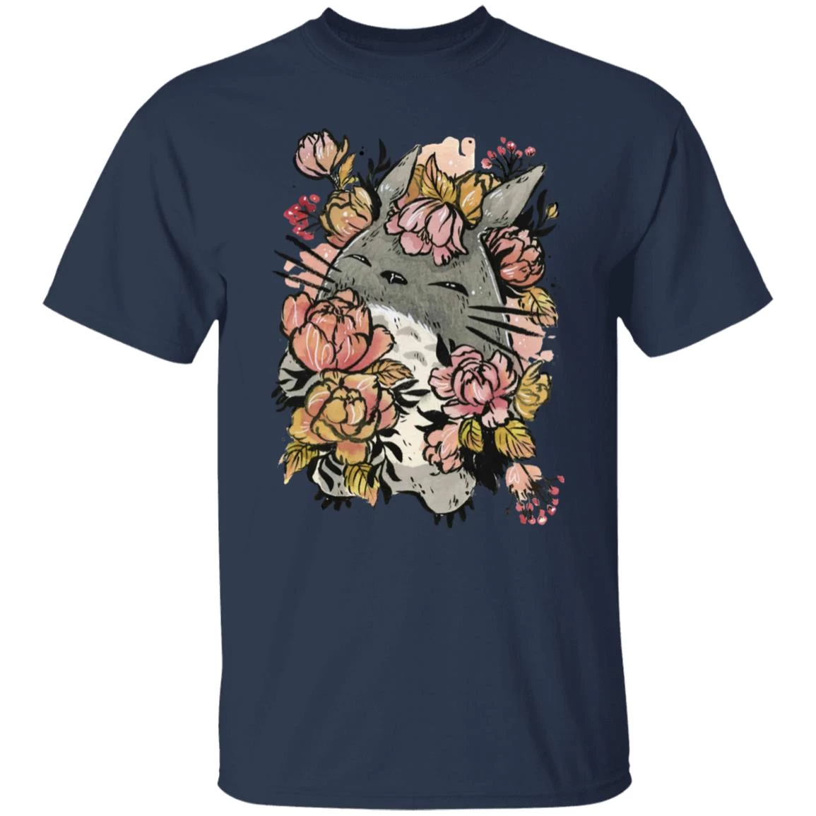 Totoro By The Flowers T Shirt 17 Totoro By The Flowers T Shirt - Image 15