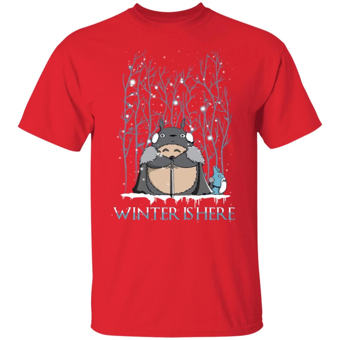 Totoro Game Of Throne Winter Is Here T Shirt 18 Totoro Game Of Throne Winter Is Here T Shirt - Image 16