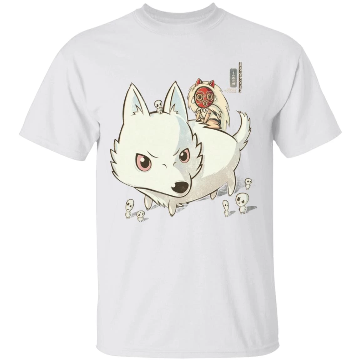 Princess Mononoke And The Wolf Cute Chibi Version T Shirt 20 Princess Mononoke And The Wolf Cute Chibi Version T Shirt - Image 18