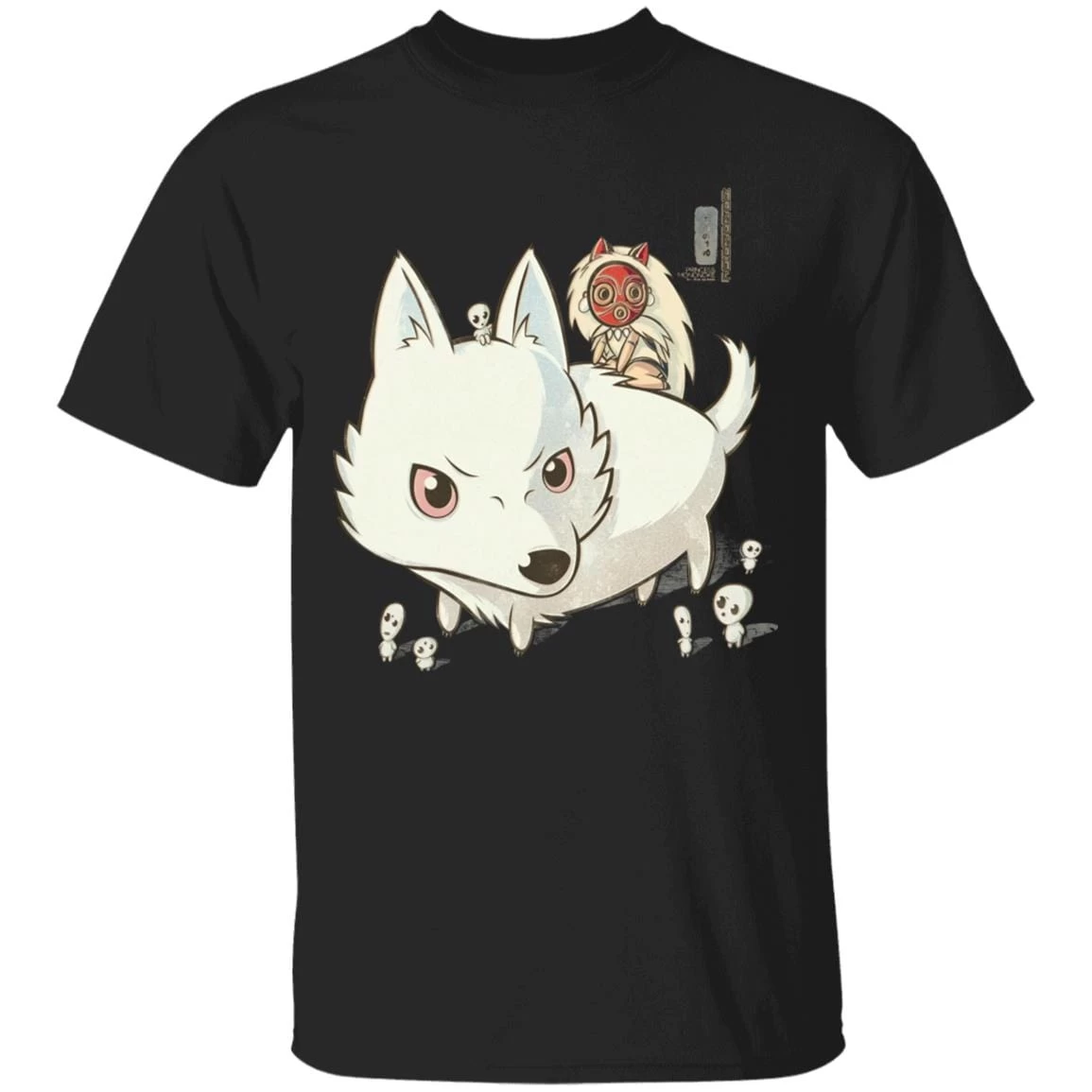 Princess Mononoke And The Wolf Cute Chibi Version T Shirt 12 Princess Mononoke And The Wolf Cute Chibi Version T Shirt - Image 10