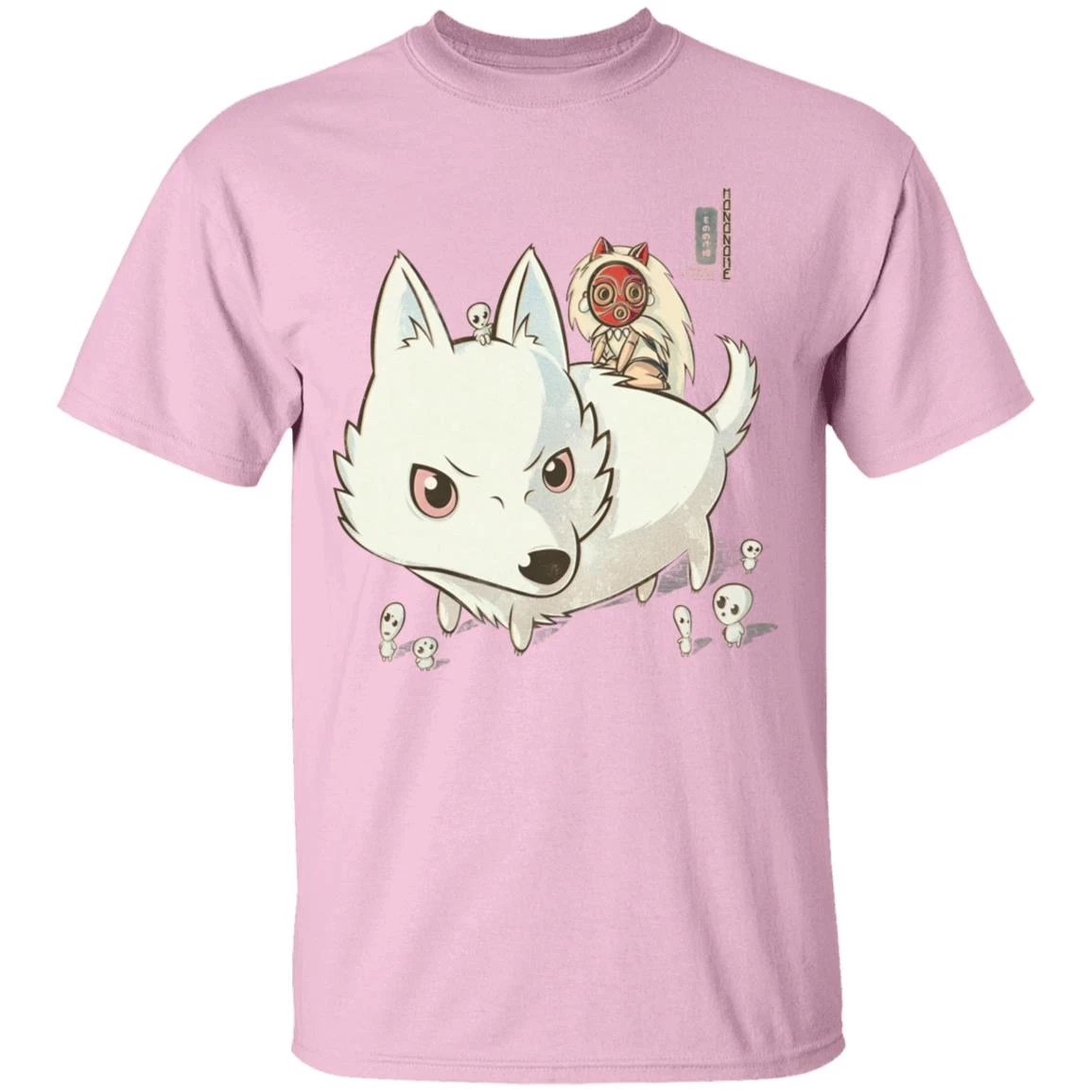 Princess Mononoke And The Wolf Cute Chibi Version T Shirt 15 Princess Mononoke And The Wolf Cute Chibi Version T Shirt - Image 13
