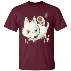 Princess Mononoke And The Wolf Cute Chibi Version T Shirt 25 Princess Mononoke And The Wolf Cute Chibi Version T Shirt -Ghibli Shop redirect05162021150520 5