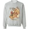 Princess Mononoke Ashitaka And Yakul Chibi Sweatshirt -Ghibli Shop redirect05162021150533