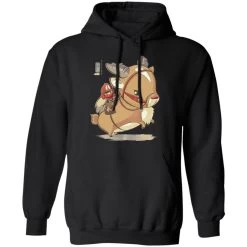 Princess Mononoke Ashitaka And Yakul Chibi Hoodie -Ghibli Shop redirect05162021150552 2 1