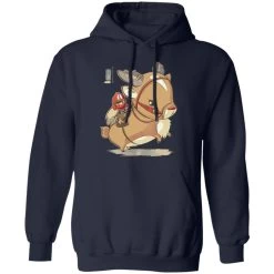 Princess Mononoke Ashitaka And Yakul Chibi Hoodie -Ghibli Shop redirect05162021150552 3 1