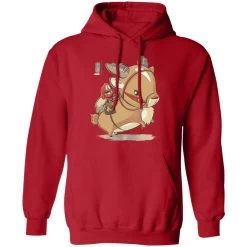 Princess Mononoke Ashitaka And Yakul Chibi Hoodie -Ghibli Shop redirect05162021150552 8