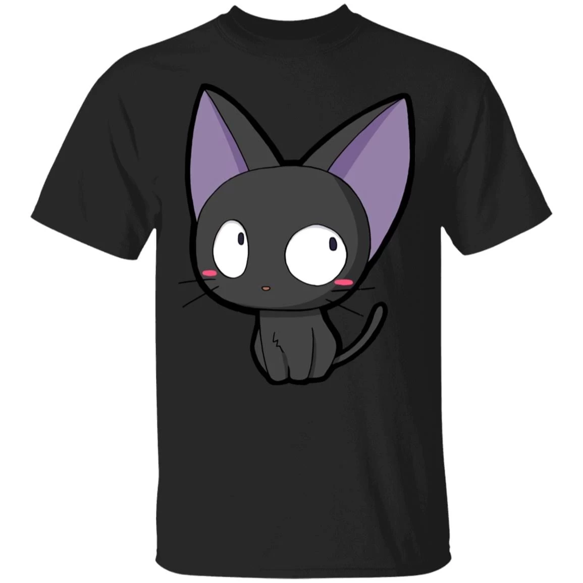 Kiki’s Delivery Service – Jiji Chibi T Shirt 5 Kiki’s Delivery Service – Jiji Chibi T Shirt - Image 3