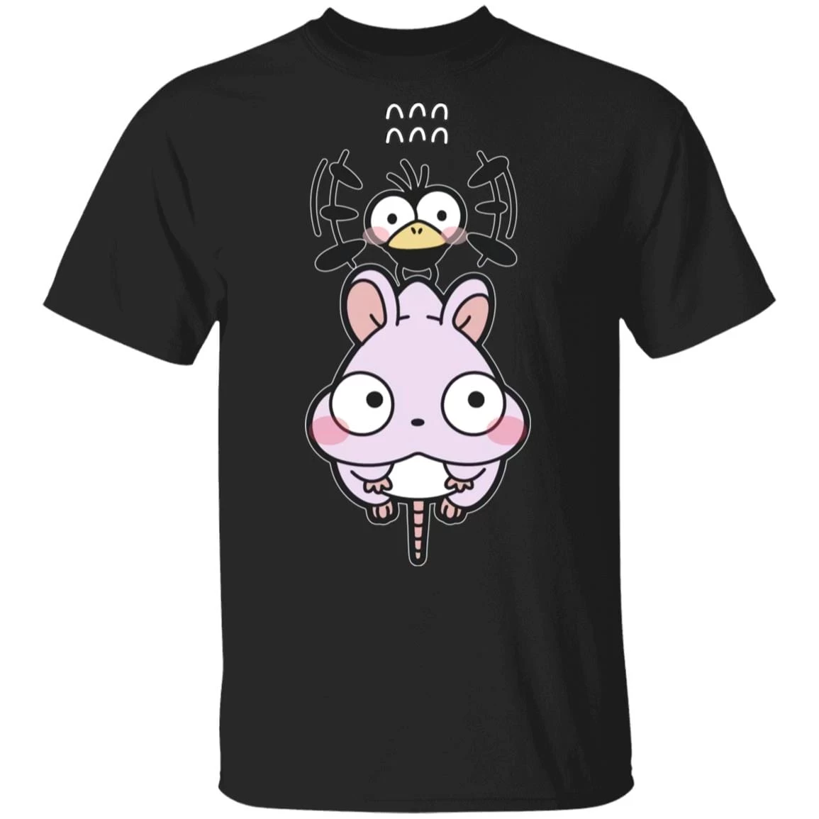 Spirited Aways – Boh Mouse Chibi T Shirt 5 Spirited Aways – Boh Mouse Chibi T Shirt - Image 3