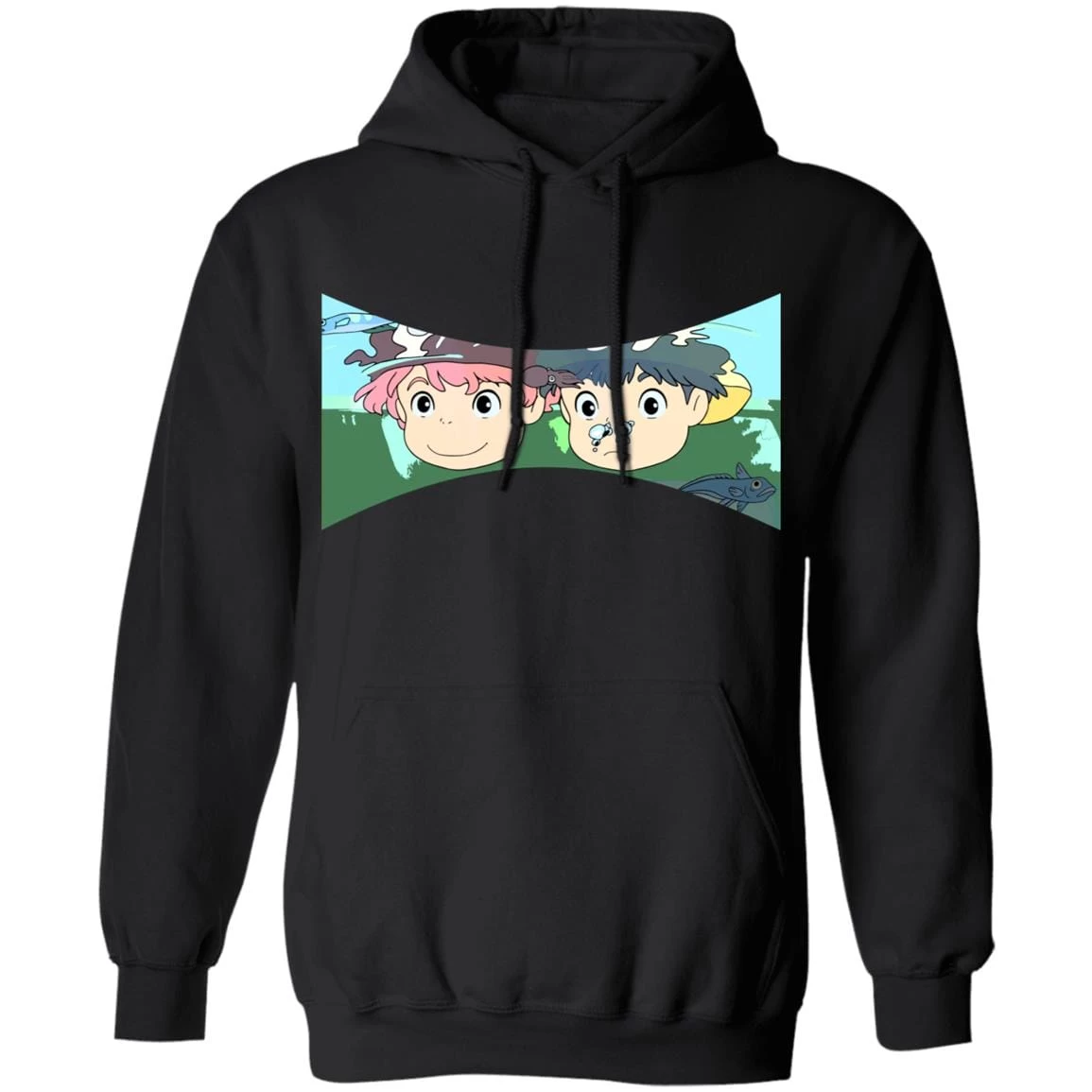 Ponyo And Sosuke Hoodie Unisex 12 Ponyo And Sosuke Hoodie Unisex - Image 10