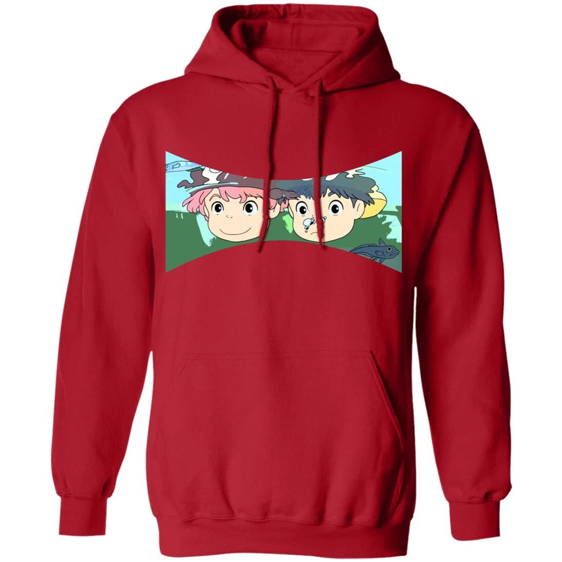 Ponyo And Sosuke Hoodie Unisex 11 Ponyo And Sosuke Hoodie Unisex - Image 9