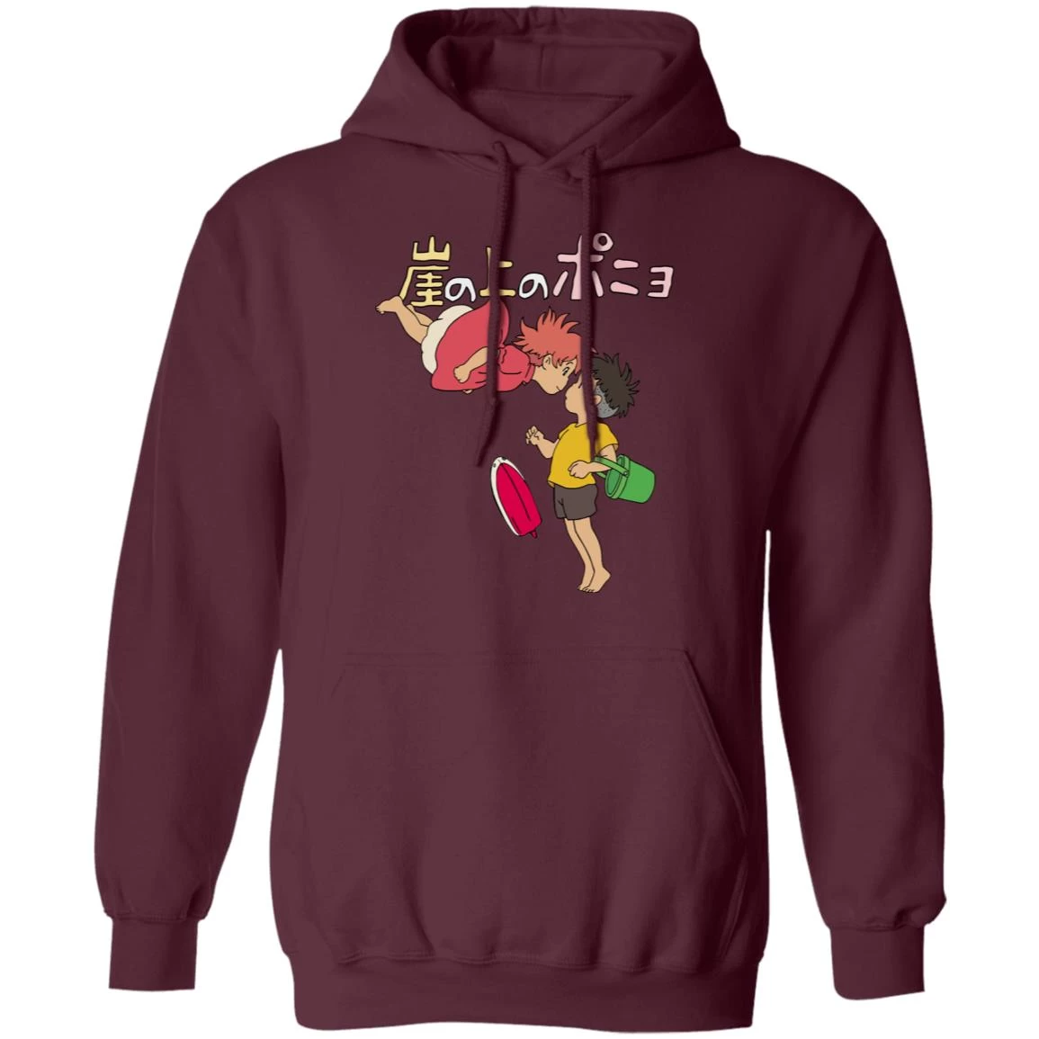 Ponyo On The Cliff By The Sea Hoodie Unisex 10 Ponyo On The Cliff By The Sea Hoodie Unisex - Image 8