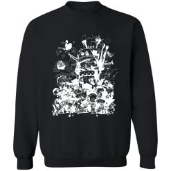 Studio Ghibli Art Collection Black And White Sweatshirt 29 Studio Ghibli Art Collection Black And White Sweatshirt -Ghibli Shop redirect05232021080534 1 1