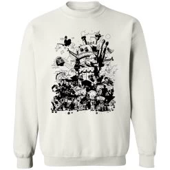 Studio Ghibli Art Collection Black And White Sweatshirt 37 Studio Ghibli Art Collection Black And White Sweatshirt -Ghibli Shop redirect05232021080554 1 1