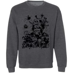 Studio Ghibli Art Collection Black And White Sweatshirt 25 Studio Ghibli Art Collection Black And White Sweatshirt -Ghibli Shop redirect05232021080554 6