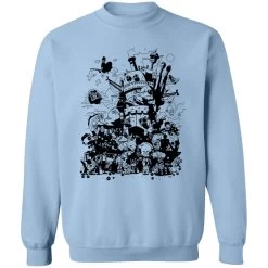 Studio Ghibli Art Collection Black And White Sweatshirt 31 Studio Ghibli Art Collection Black And White Sweatshirt -Ghibli Shop redirect05232021080554 7 1